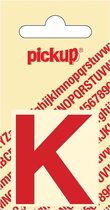 Pickup plakletter Helvetica 40 mm - rood K