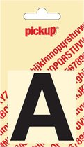 Pickup plakletter Helvetica 60 mm - zwart A