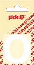 Pickup plakletter Helvetica 40 mm - wit O