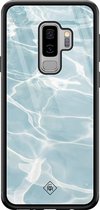 Samsung S9 Plus hoesje glass - Oceaan | Samsung Galaxy S9+ case | Hardcase backcover zwart