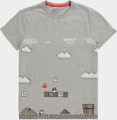 Nintendo 8Bit Super Mario Bros Mens Tshirt 2XL