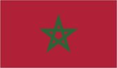 Vlag Marokko 200x300 cm.
