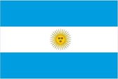 Vlag Argentinie 150x225 cm. Zon