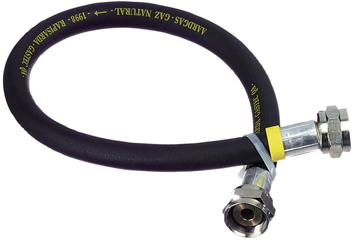 Diversen Fib0014 Gasslang 80 Cm Aluminium Koppeling