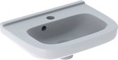 Geberit 300 basic fontein - 40x25x15cm - 1 kraangat - met overloop - wit