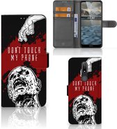 GSM Hoesje Nokia 2.4 Book Case met Pasjeshouder Zombie Blood