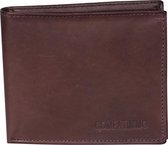 IZZLE Lage Billfold - Leren Heren Portemonnee - Bruin