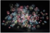 Poster – Grote Vuurwerkshow - 60x40cm Foto op Posterpapier