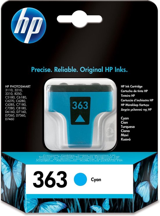 HP 363 1 stuk(s) Origineel Normaal rendement cyaan | bol.com