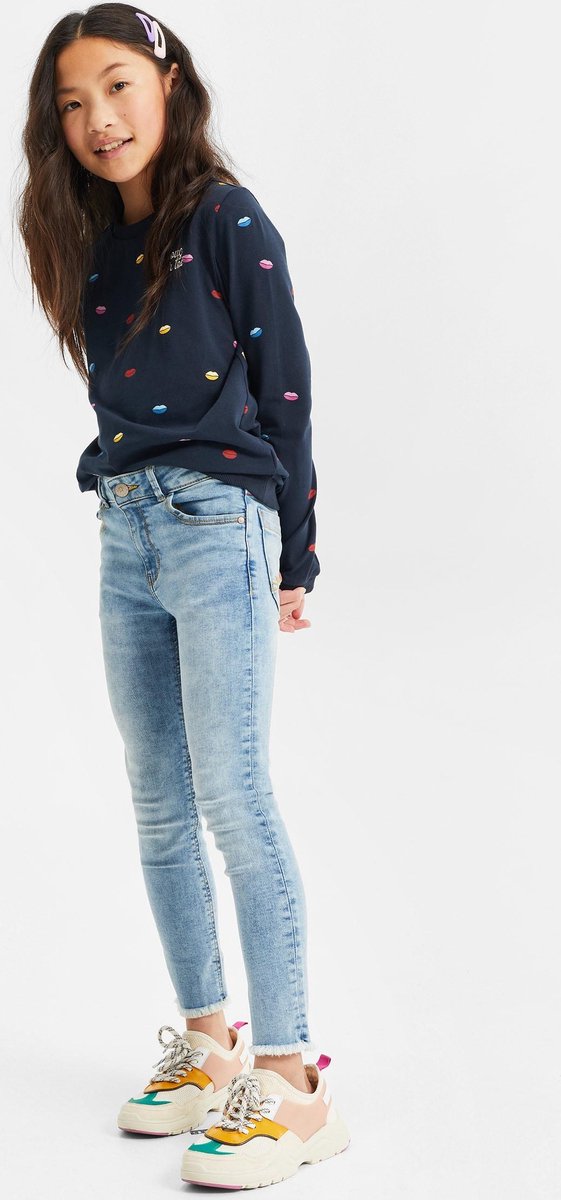 WE Fashion Meisjes super skinny jeans van jog denim | bol.com