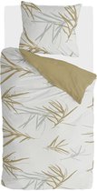 Walra Dekbedovertrek Remade Bamboo Grasses - 140x220 - 100% katoen - Honing Mosterd