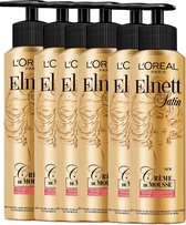 L’Oréal Paris Elnett Crème de Mousse Volume - 6x 200 ml - voordeelverpakking