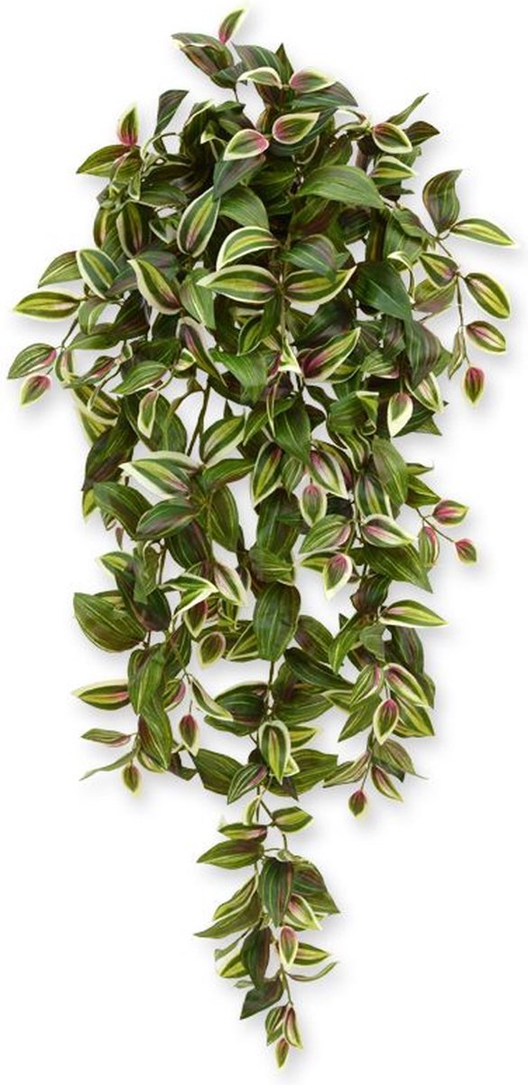 maxifleur Kunstplanten Tradescantia kunst hangplant 100cm - bont