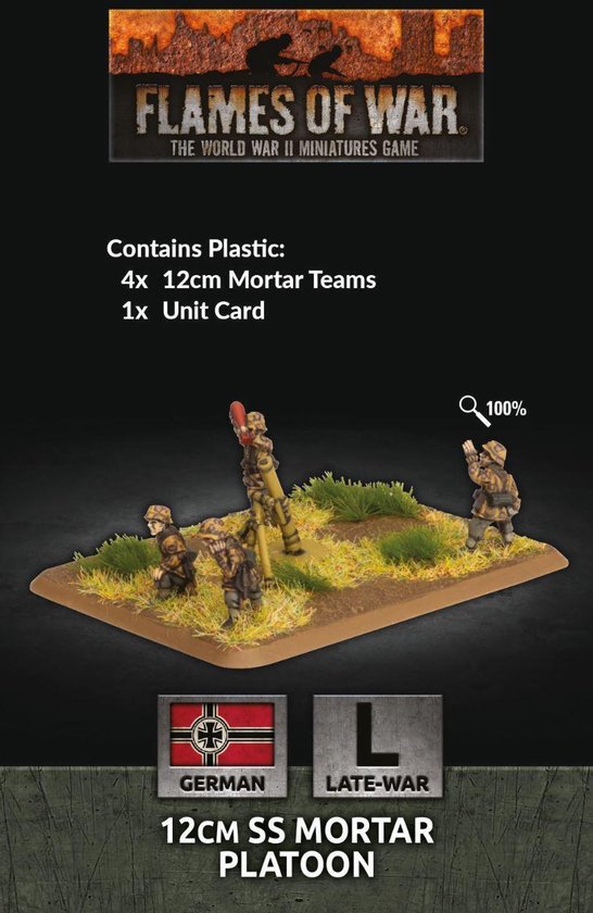 Afbeelding van het spel Flames of War: 12cm SS mortar platoon