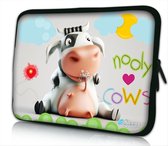 Sleevy 14 laptophoes koe Nooly - laptop sleeve - Sleevy collectie 300+ designs
