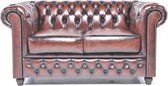 Chesterfield Bank Original Leer | 2-zits | Antiek Bruin | 12 jaar garantie