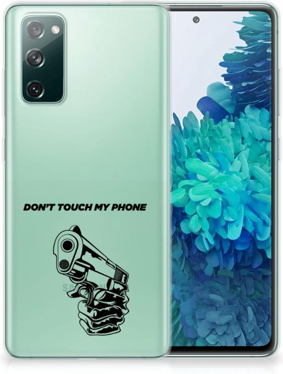 Samsung Galaxy S20 FE Silicone-hoesje Gun Don't Touch My Phone
