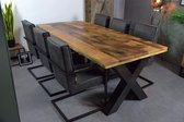 Eetkamertafel Mango 180 x 100 cm met X-poot