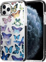 ShieldCase Black Butterflies geschikt voor Apple iPhone 11 Pro Max hoesje