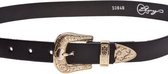 Elvy Fashion - Belt 30840 Plain - Black/Gold