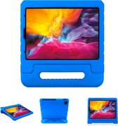 iPad Pro 11 (2020) Hoes Kinderen - iPad Pro 11 (2021) Hoes - iPad Pro 11 (2022) Hoes - iMoshion Kidsproof Backcover met handvat - Blauw
