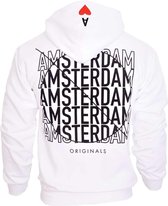 Amsterdam Originals Hoodie Wit maat Large Amsterdam Liesdelsluis