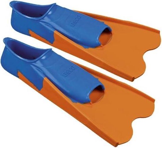 Palmes courtes en caoutchouc bleu-orange 42/43