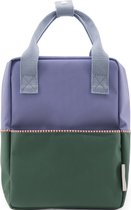 Sticky Lemon Colourblocking Backpack Small moustafa purple / henckles blue / movie green