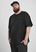 Urban Classics Heren Tshirt -S- Heavy Boxy Tactics Zwart