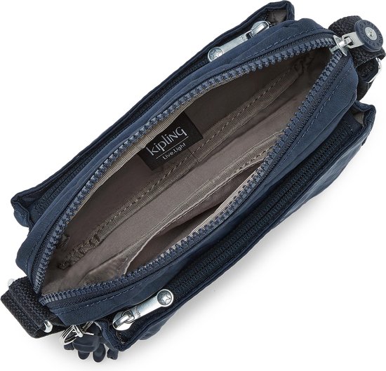 kipling Sac à épaule bandoulière Basic Abanu Crossbody Blue Bleu 2