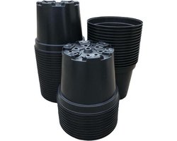 Kweekpot zwart – Ø28cm, hoogte 23cm, 10 liter (50 stuks)