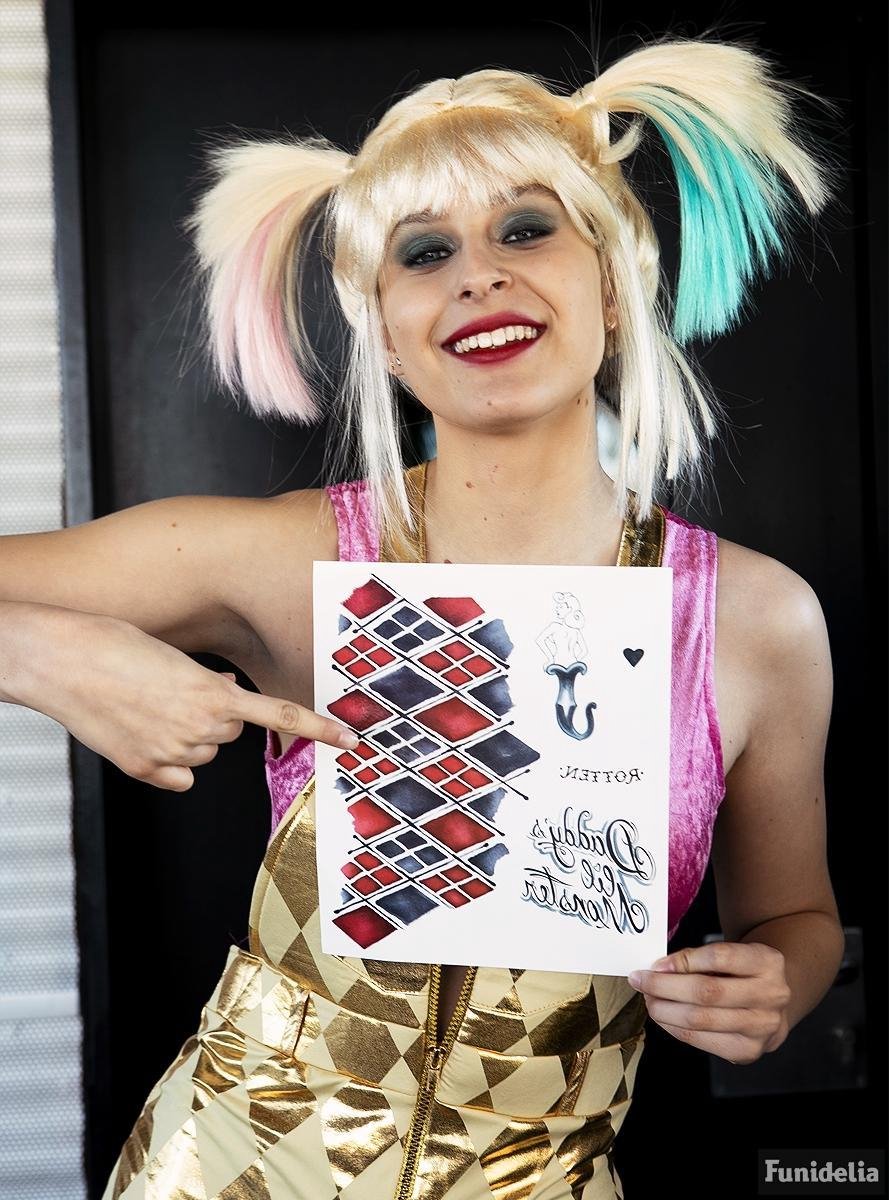 Emigreren cel Verplicht FUNIDELIA Harley Quinn Tattoos voor vrouwen Suicide Squad | bol.com