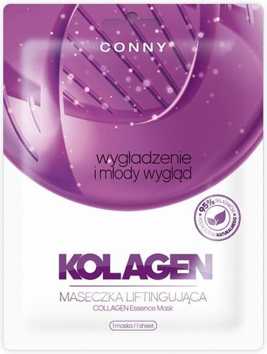 Conny - Collagen Essence Mask Smoothing And Young Look Lifting Mask In A Collagen 23G Flat