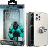 Atouchbo Bracket Case iPhone 12 Pro Max hoesje transparant