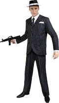 FUNIDELIA Maffia Kostuum voor mannen - Gangster Kostuum - Maat: M - Zwart