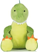 Mumbles Zippie Kinderen/Kinderen Pluche Dinosaurus Speelgoed (Groen)