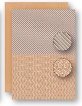NEVA072 - Nellie Snellen - A4 knutselpapier kaarten scrapbook - pakket 5 vellen achtergrond papier Afrika print-2
