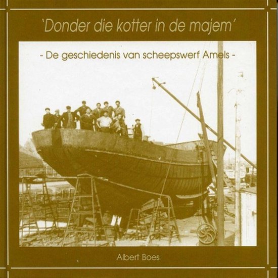 Cover van het boek 'Donder die kotter in de majem' van A. Boes