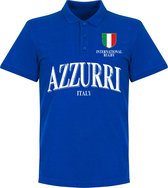 Italie Rugby Polo - Blauw - S