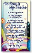 Minikaart kind de Heer is mijn herder - Bijbel - Christelijk - Majestic Ally - 6 stuks