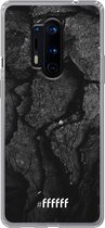 OnePlus 8 Pro Hoesje Transparant TPU Case - Dark Rock Formation #ffffff