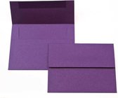 Enveloppes Violet foncé 14,6x11,1cm (50 pièces)