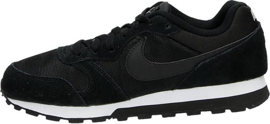 Nike Md Runner 2 Dames Sneakers - Black/Black-White - Maat 38 | Bestel nu!