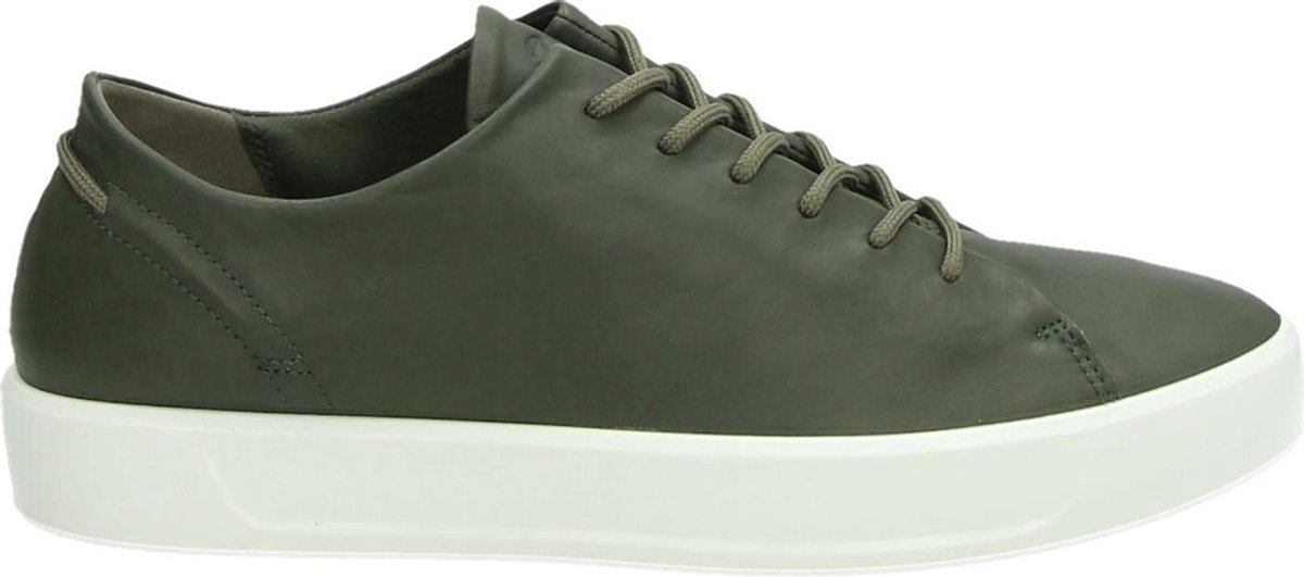 ECCO Soft 8 heren sneaker Donkergroen - Schoenen.nl