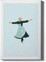 Walljar - The Sound Of Music - Muurdecoratie - Poster met lijst