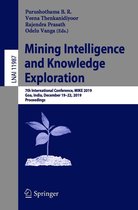 Lecture Notes in Computer Science 11987 - Mining Intelligence and Knowledge Exploration