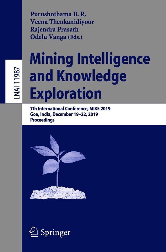 Springer Nature Proceedings Computer Science - Mining Intell ... - cover