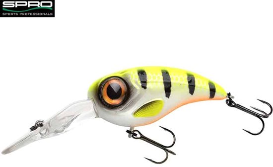 Spro Fat Iris - 4 cm - deeprunner - hot perch van Spro — afbeelding 2