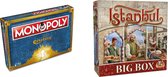 Spellenset - Bordspel - 2 Stuks - Monopoly Efteling & Istanbul Big Box