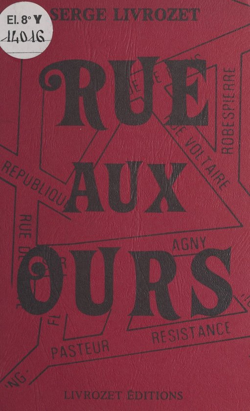 Rue aux ours, précédé d'un texte sur le droit d'écrire - cover